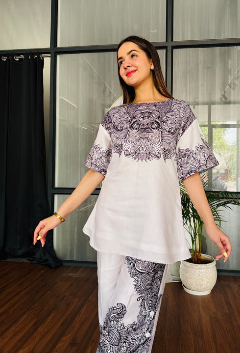 Black & White Summer Edit Co-ord Set